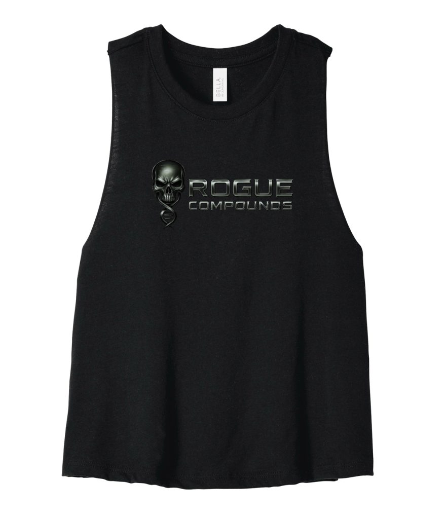 Women’s Racerback Cropped Tank Front