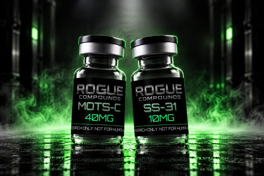 MOTS-c and SS-31 vials | Rogue Compounds